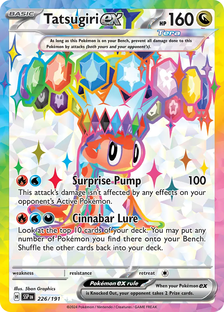 Tatsugiri Ex - #226/191 : Surging Sparks