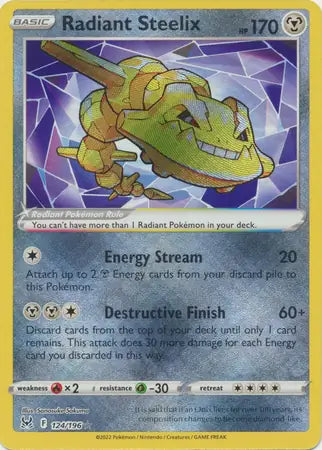 Radiant Steelix - #124/196 : Lost Origin