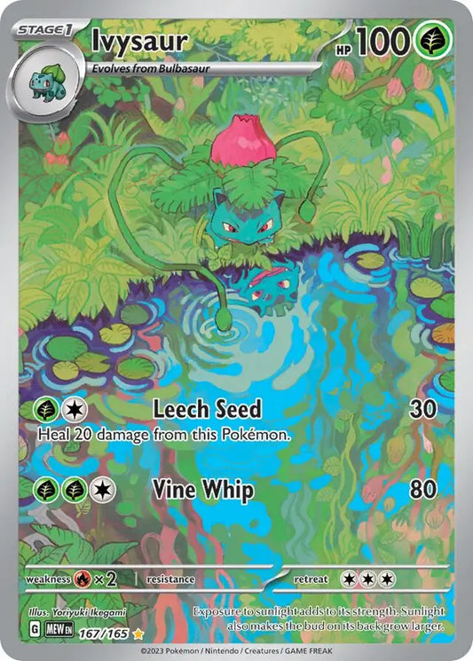 Ivysaur - #167/165 : Pokemon 151 English