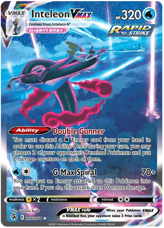 Inteleon VMAX - #266/264 : Fusion Strike