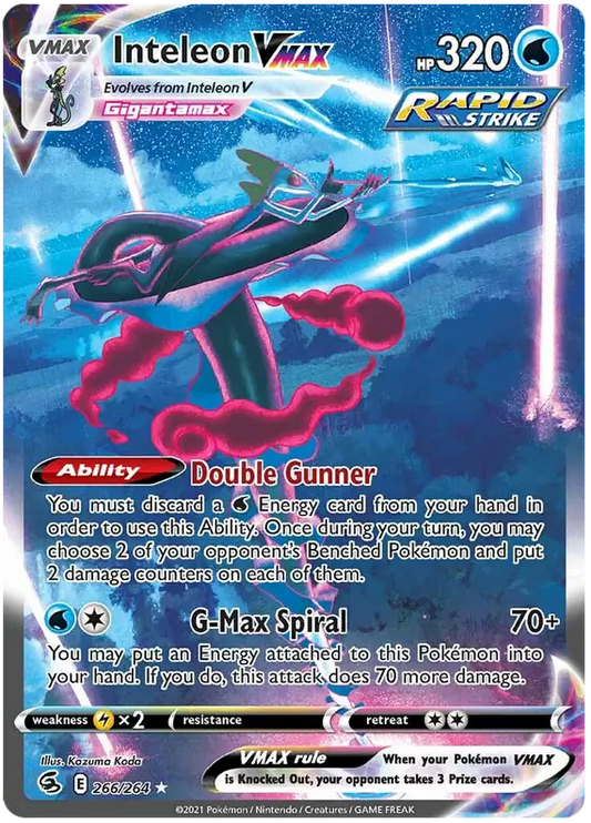 Inteleon VMAX - #266/264 : Fusion Strike