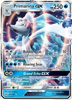 Primarina GX - #42/149 : Sun & Moon