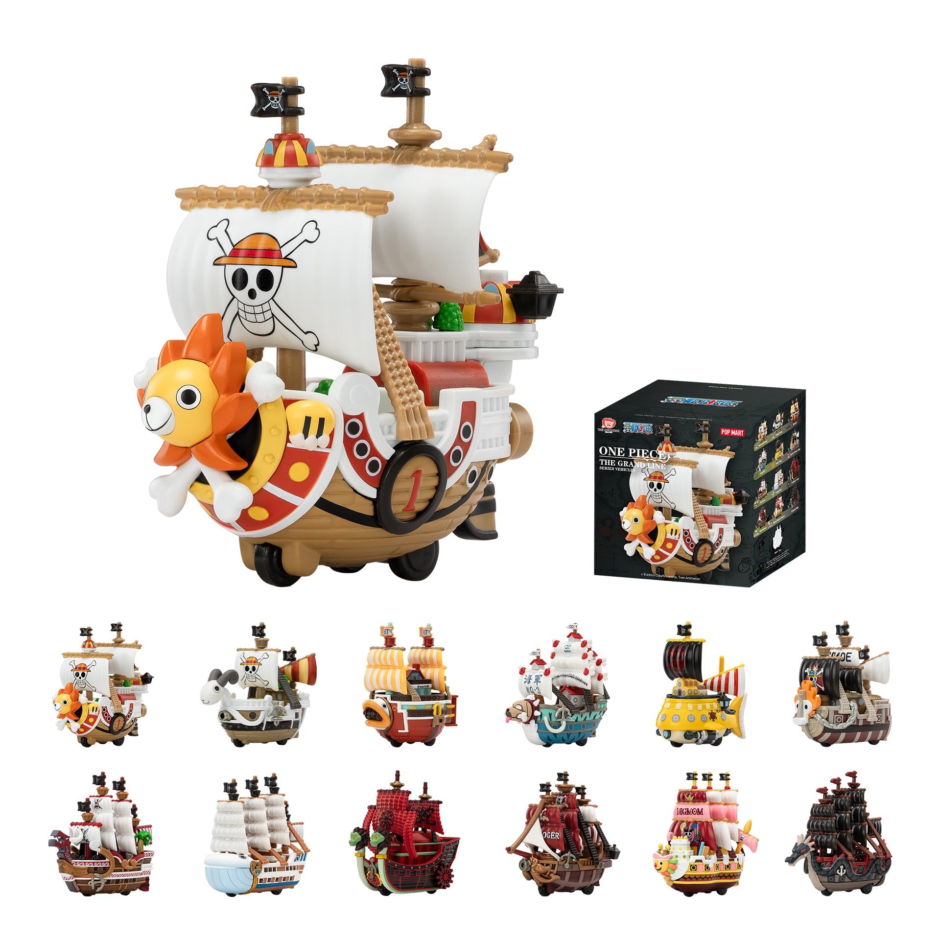 POP MART] One Piece : The Grand Line Vehicle Series Blind Box