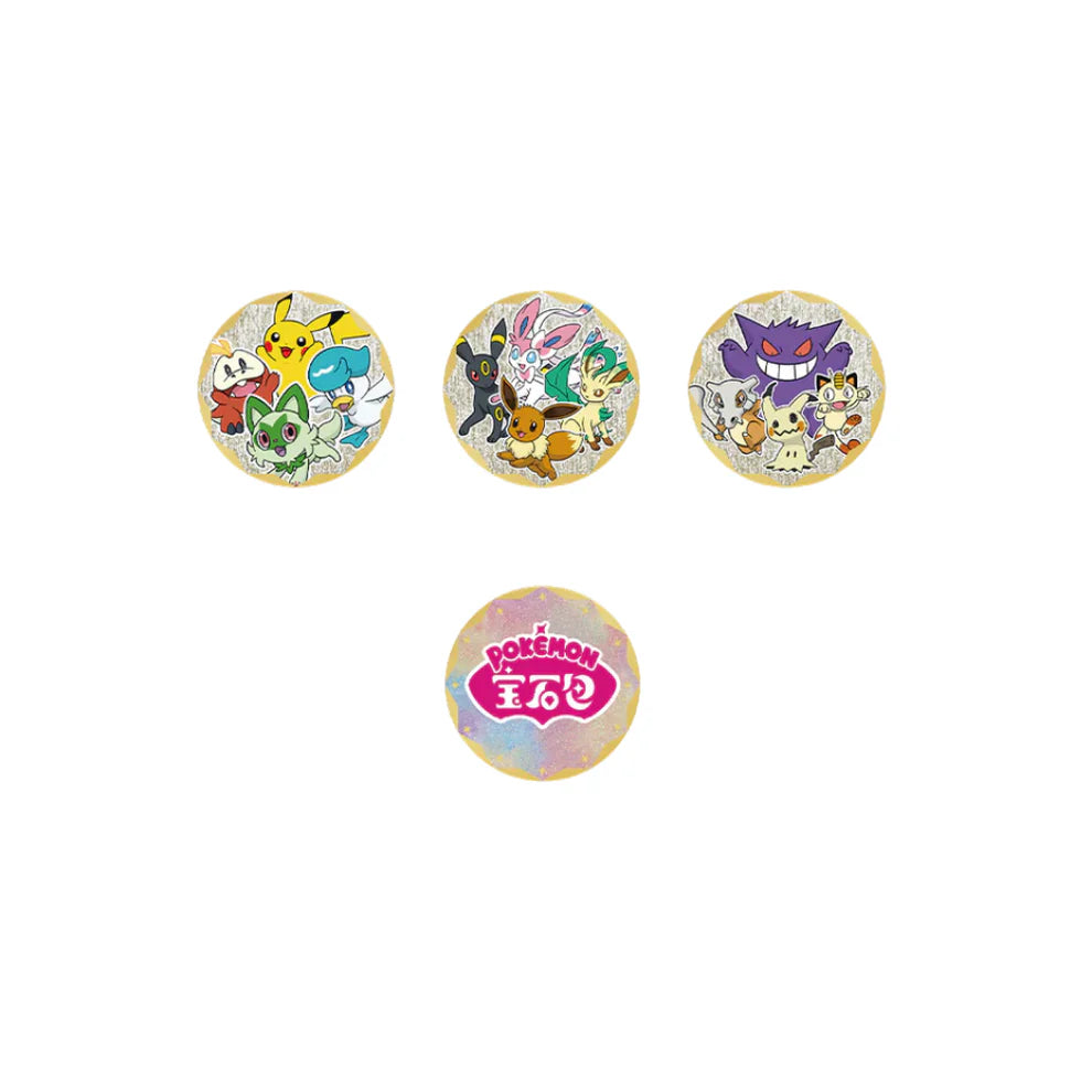 Pokemon Gem Pack Badge Set