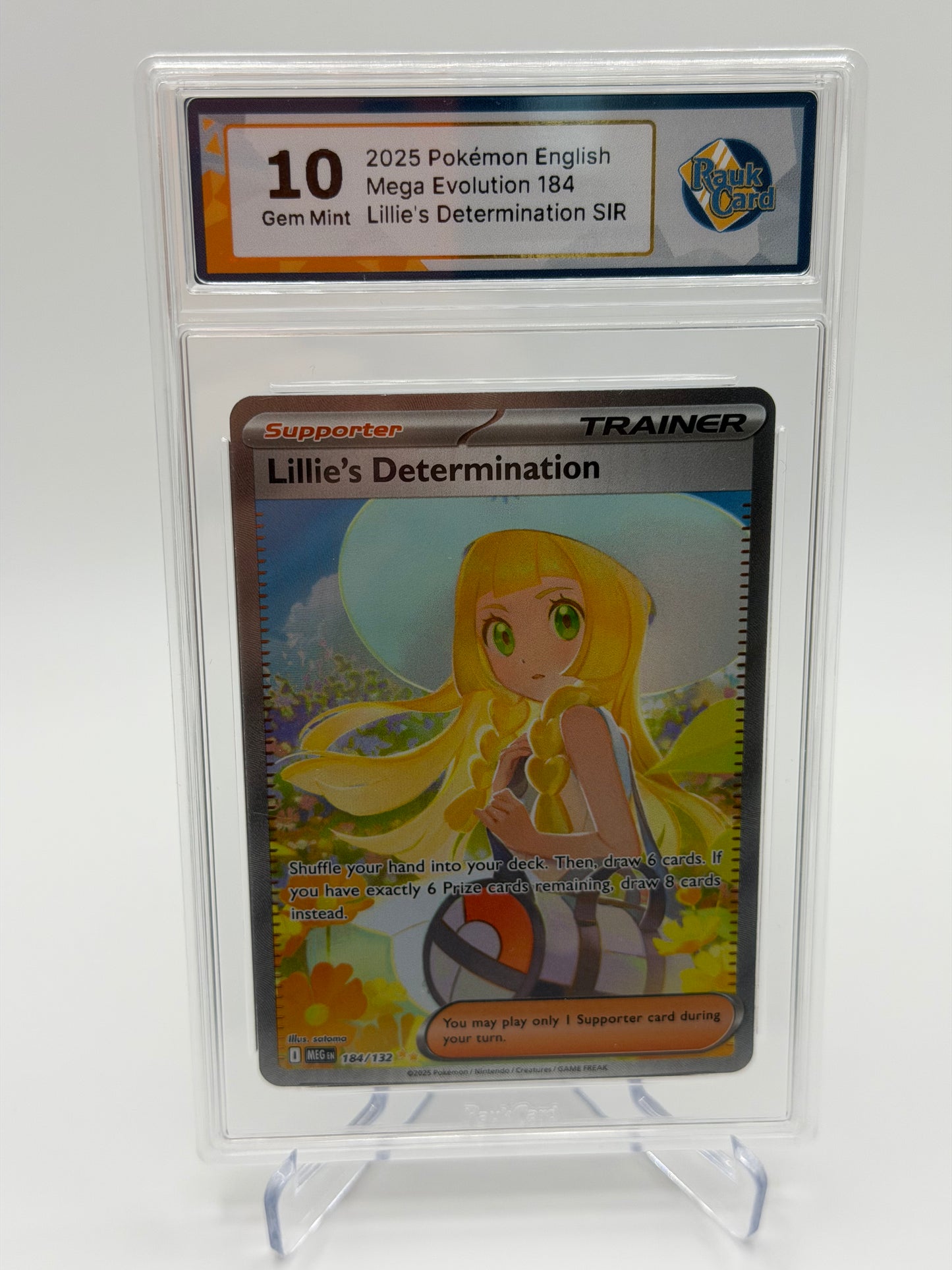 RaukCard 10 Lillie's Determination - #184/132 : Mega Evolutions