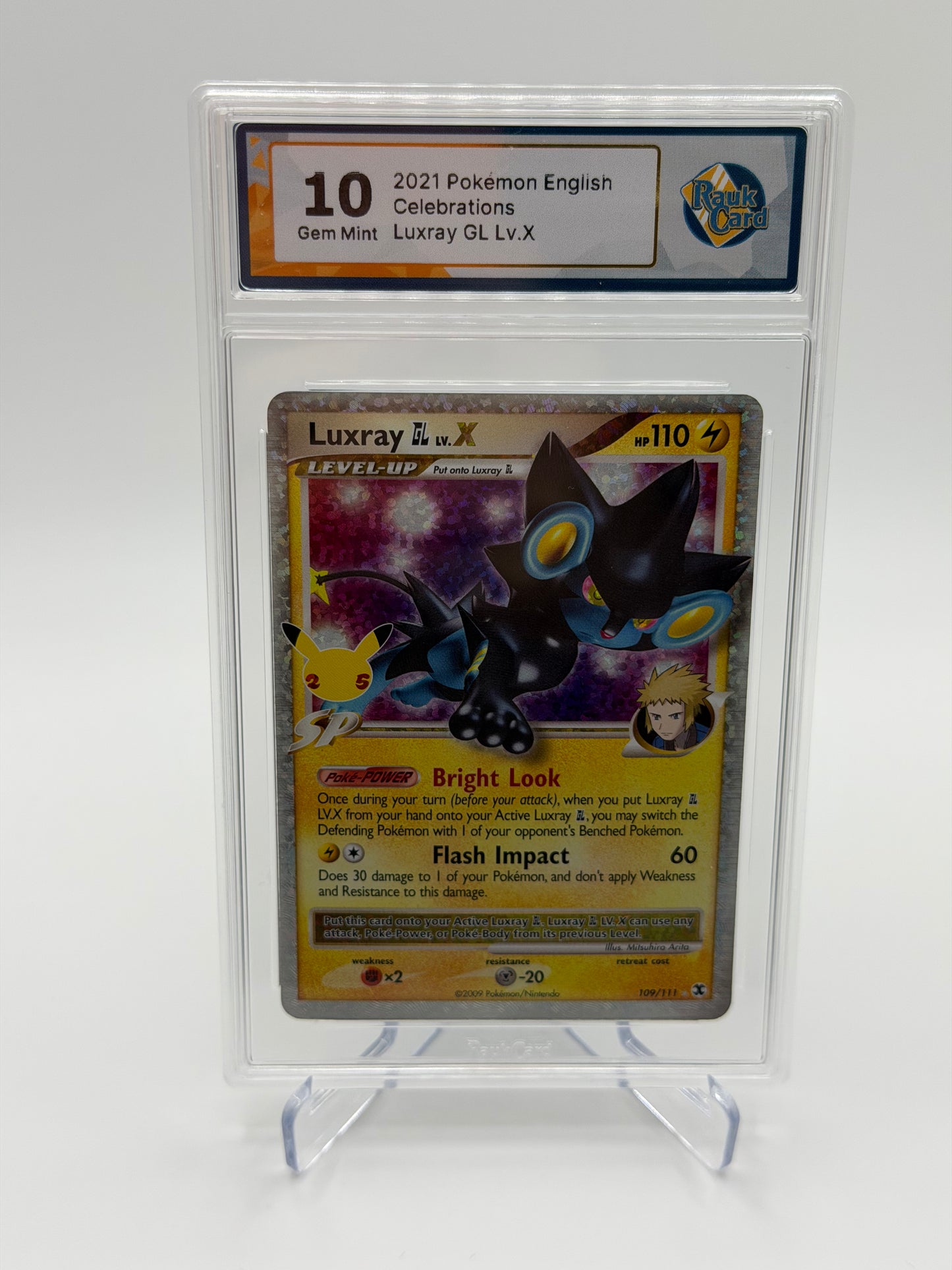 RaukCard 10 Luxray Lv.X - #109/111 : Celebrations